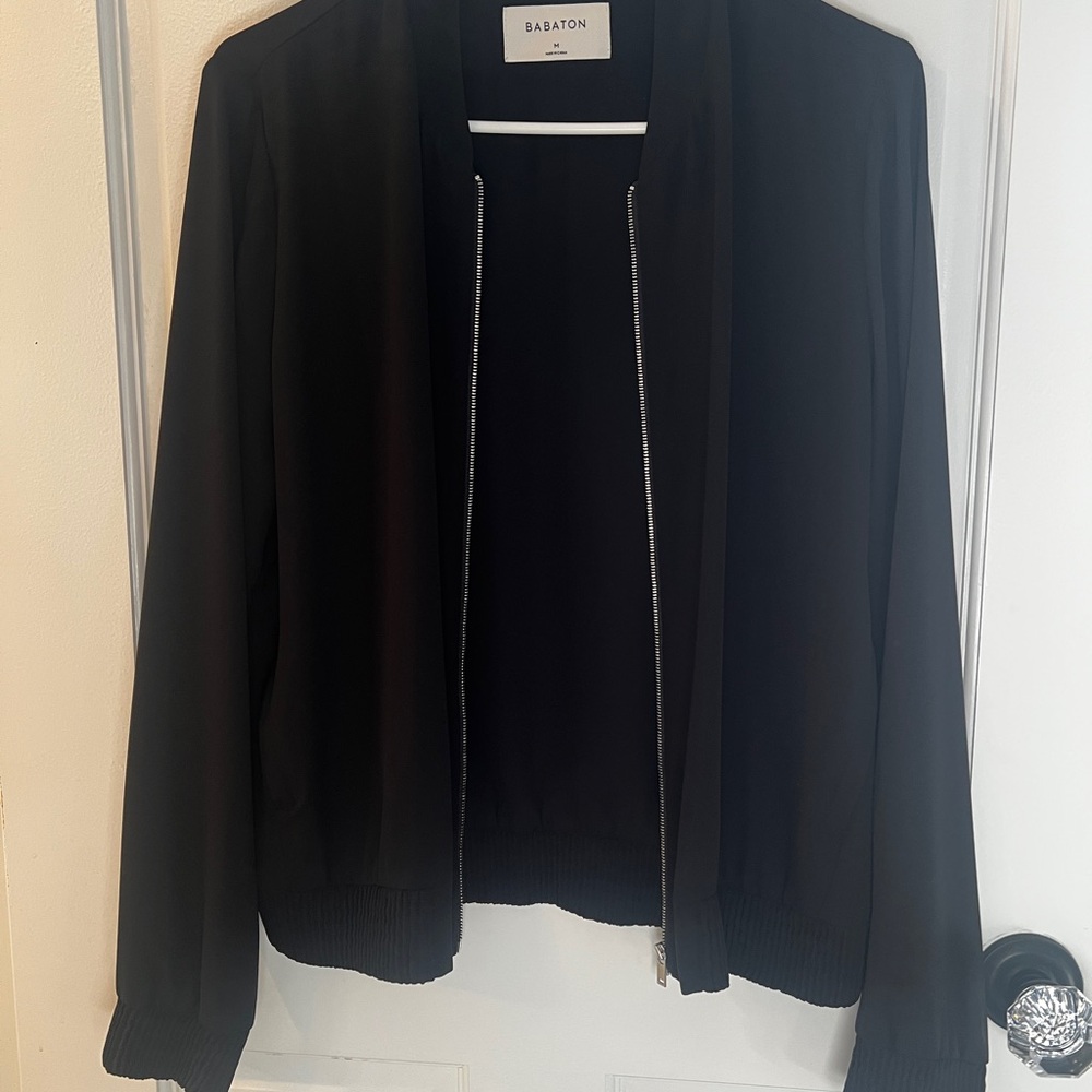 Babaton Black Bomber Jacket